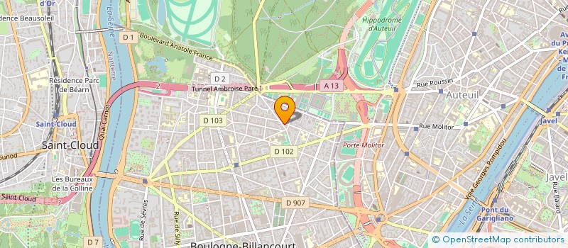 localisation de l'entreprise MADAME ANNA TIMOFEEVA à BOULOGNE-BILLANCOURT