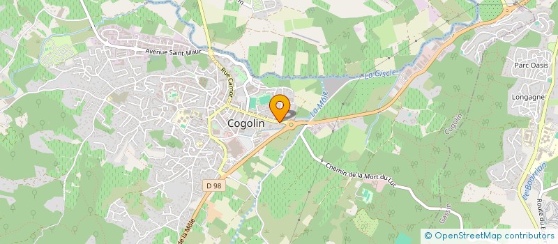 localisation de l'entreprise MADAME ANNA TINE à COGOLIN