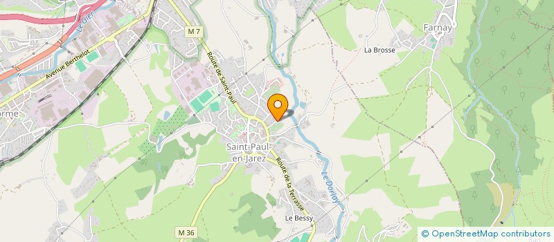 localisation de l'entreprise MADAME ANNA TODARO  SAINT-PAUL-EN-JAREZ