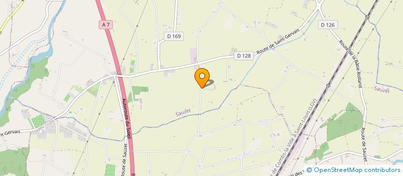 localisation de l'entreprise MADAME ANNA TONON  SAUZET