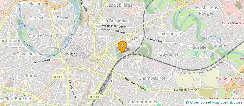 localisation de l'entreprise MADAME ANNA TRINQUIER à NIORT