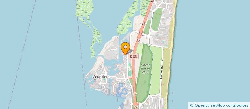 localisation de l'entreprise MADAME ANNA TROQUERAUD  LE BARCARES