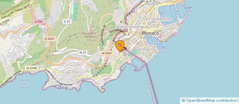 localisation de l'entreprise MADAME ANNA TSUMITSEVA  CAP-D'AIL