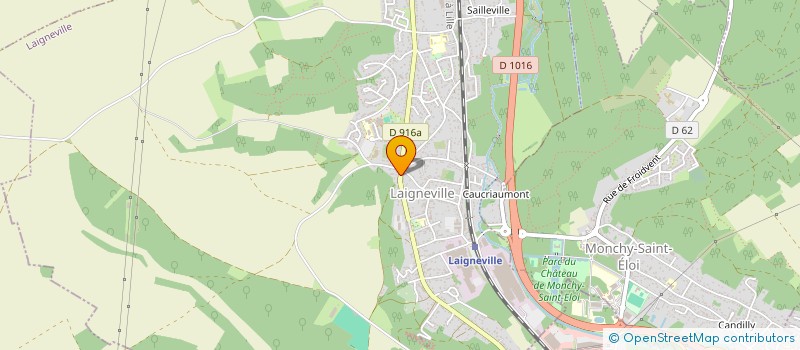 localisation de l'entreprise MADAME ANNA TUMLOWSKA  LAIGNEVILLE