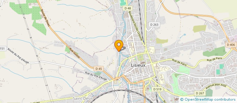 localisation de l'entreprise MADAME ANNA UCHARD à LISIEUX