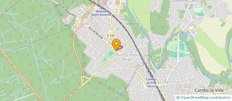 localisation de l'entreprise MADAME ANNA VAYSSETTE  QUINCY-SOUS-SENART