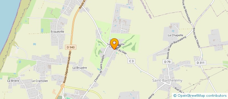 localisation de l'entreprise MADAME ANNA VELOSO GONCALVES  OCTEVILLE-SUR-MER