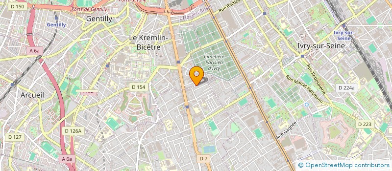 localisation de l'entreprise MADAME ANNA VICHOT à LE KREMLIN-BICETRE