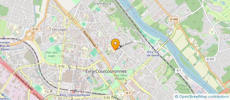 localisation de l'entreprise MADAME ANNA VIDELINA PASSI LEMBE à EVRY-COURCOURONNES