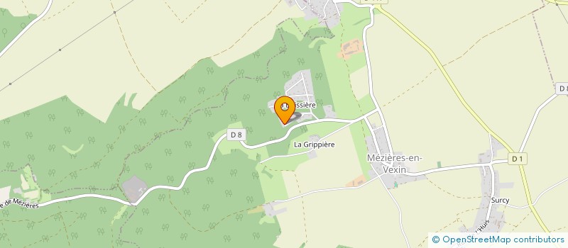 localisation de l'entreprise MADAME ANNA VIRMAUX  MEZIERES-EN-VEXIN