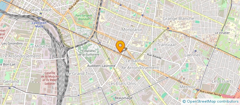 localisation de l'entreprise MADAME ANNA VITUSHKINA  LYON