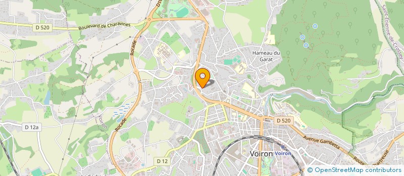 localisation de l'entreprise MADAME ANNA WIDMANN à VOIRON
