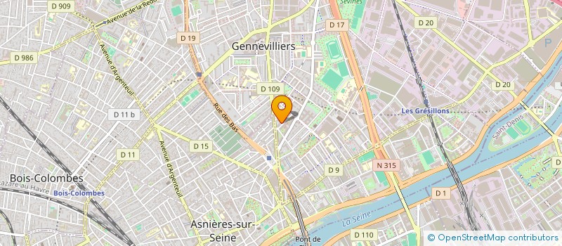 localisation de l'entreprise MADAME ANNA YUGOVA à GENNEVILLIERS