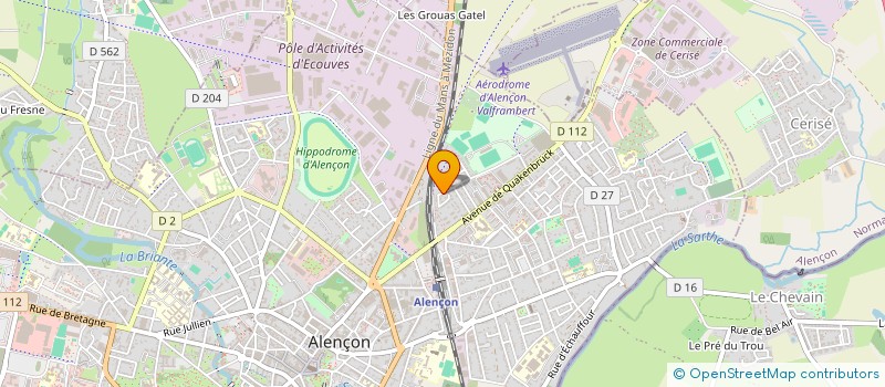 localisation de l'entreprise MADAME ANNA YUKIAYCZUK à ALENCON