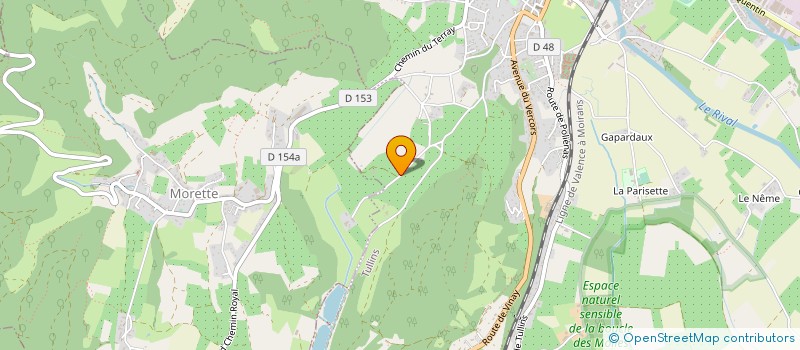 localisation de l'entreprise MADAME ANNA ZULLO  TULLINS