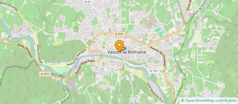 localisation de l'entreprise MADAME ANNABEL DJILA  VAISON-LA-ROMAINE
