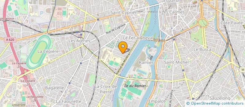 localisation de l'entreprise MADAME ANNABEL FONTECAVE à TOULOUSE