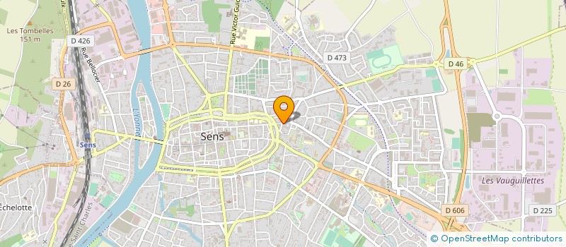 localisation de l'entreprise MADAME ANNABEL GAUVIN  SENS