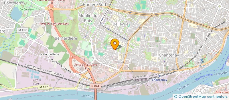 localisation de l'entreprise MADAME ANNABEL GINESTET à NANTES