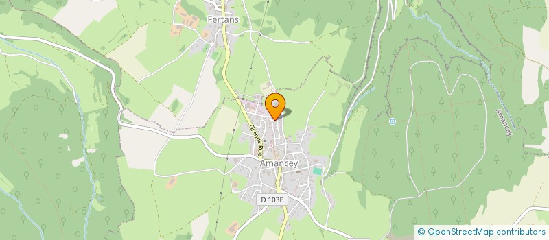 localisation de l'entreprise MADAME ANNABEL GUINCHARD  AMANCEY