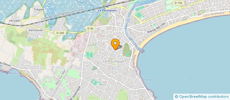localisation de l'entreprise MADAME ANNABEL HOUDOUX à LE POULIGUEN