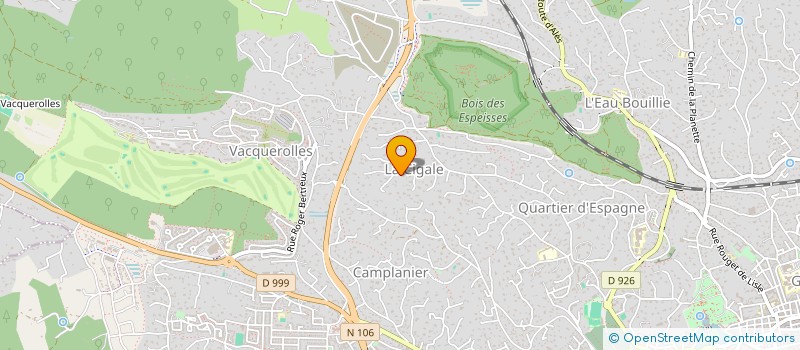 localisation de l'entreprise MADAME ANNABEL LE CARDINAL  NIMES