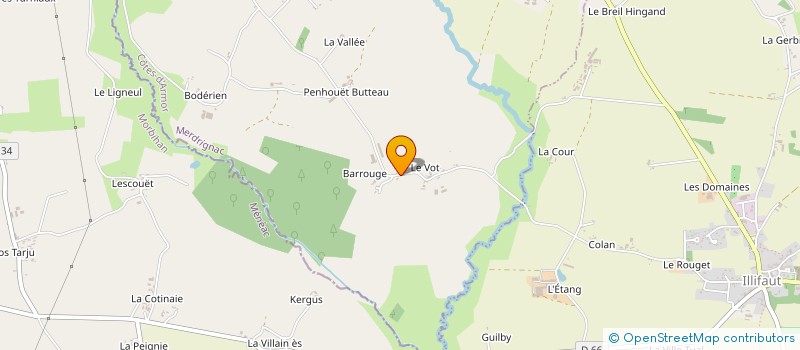 localisation de l'entreprise MADAME ANNABEL LECAPITAINE à MERDRIGNAC
