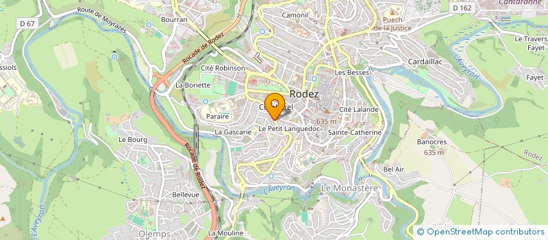 localisation de l'entreprise MADAME ANNABEL MONTELS  RODEZ