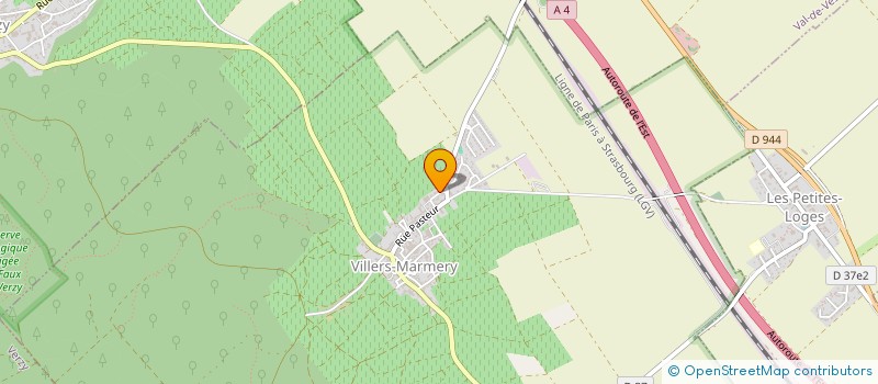 localisation de l'entreprise MADAME ANNABEL PEUDEPIECE  VILLERS-MARMERY
