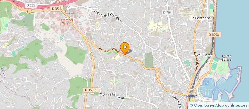 localisation de l'entreprise MADAME ANNABEL RENNA  ANTIBES