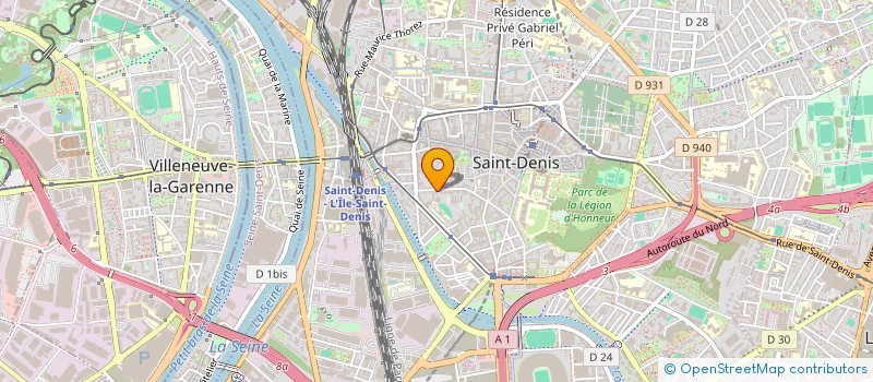 localisation de l'entreprise MADAME ANNABEL TEAGOUE DJIKEUSSI  SAINT-DENIS