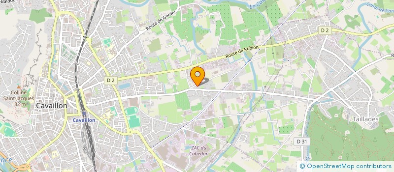 localisation de l'entreprise MADAME ANNABEL TEURQUETY  CAVAILLON