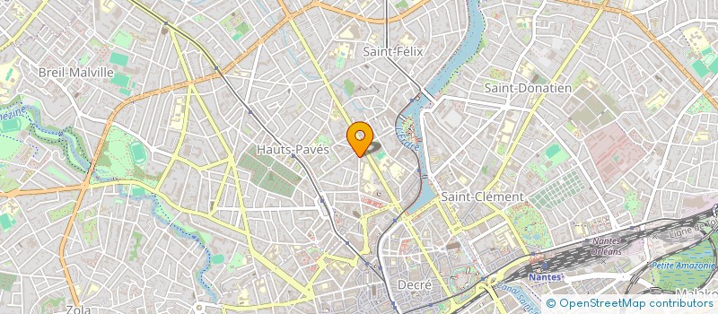 localisation de l'entreprise MADAME ANNABEL VESSAZ  NANTES