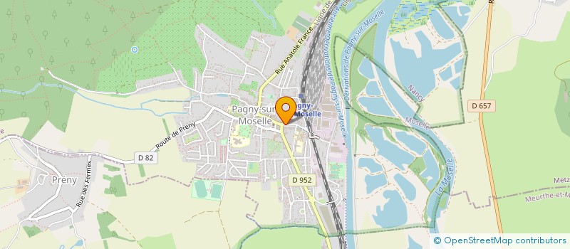 localisation de l'entreprise MADAME ANNABELLE ADRIANT  PAGNY-SUR-MOSELLE