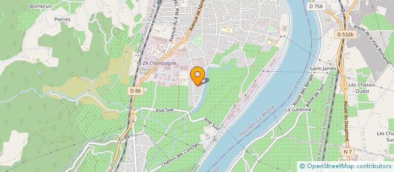 localisation de l'entreprise MADAME ANNABELLE AFONSO CAVALHEIRO à TOURNON-SUR-RHONE