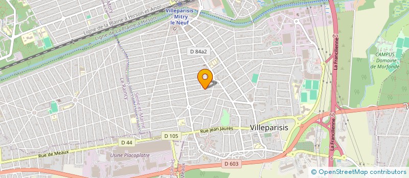 localisation de l'entreprise MADAME ANNABELLE BEGIN  VILLEPARISIS