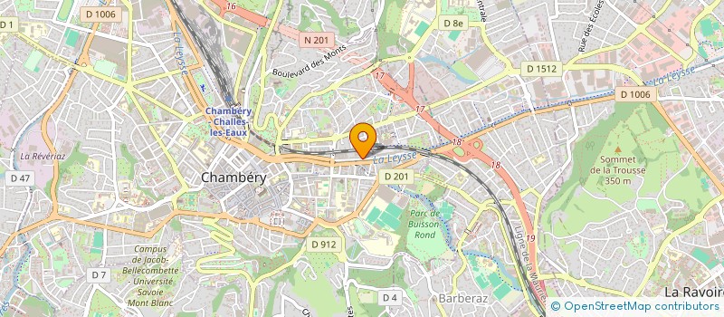 localisation de l'entreprise MADAME ANNABELLE BERMEO VALENCIA à CHAMBERY