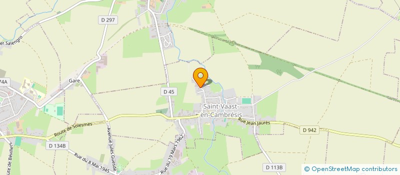 localisation de l'entreprise MADAME ANNABELLE BERTIN  SAINT-VAAST-EN-CAMBRESIS