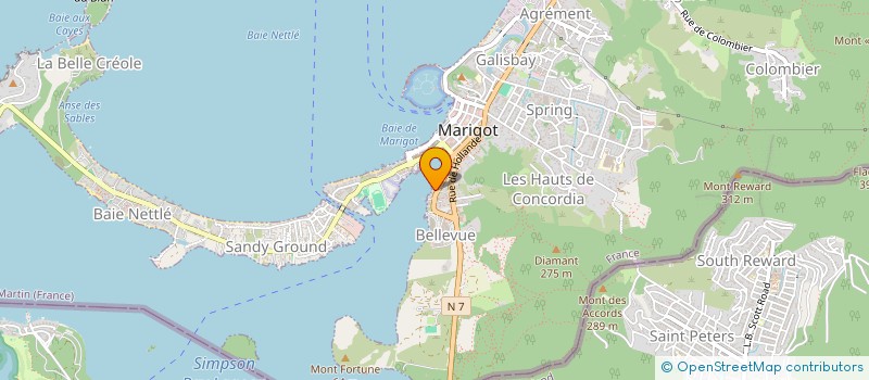 localisation de l'entreprise MADAME ANNABELLE BERVERT  SAINT-MARTIN