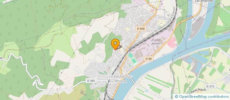 localisation de l'entreprise MADAME ANNABELLE BOIS  LA VOULTE-SUR-RHONE