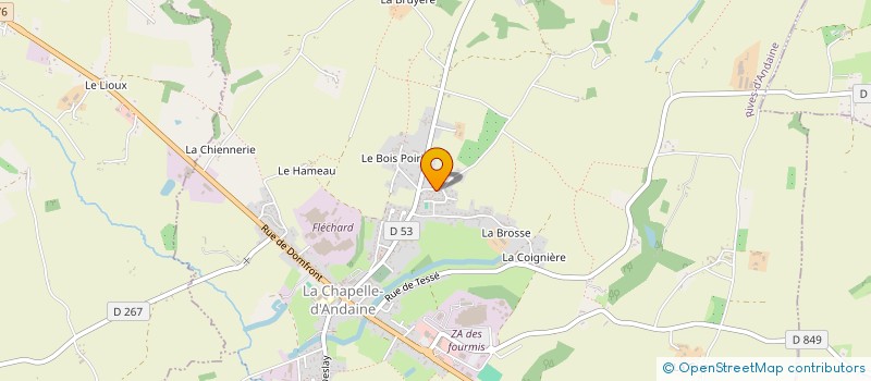 localisation de l'entreprise MADAME ANNABELLE BOISSIER à RIVES D'ANDAINE