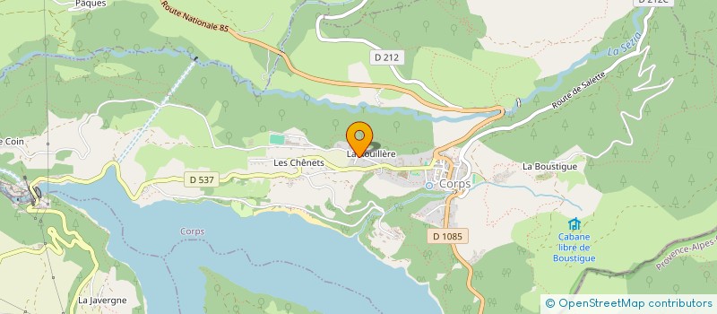 localisation de l'entreprise MADAME ANNABELLE BOUFFARD  CORPS