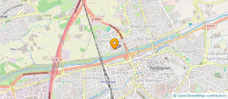 localisation de l'entreprise MADAME ANNABELLE BOURDIER  PERPIGNAN