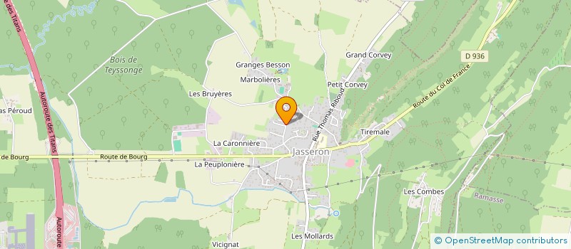 localisation de l'entreprise MADAME ANNABELLE BOURGEOIS  JASSERON