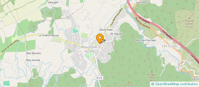 localisation de l'entreprise MADAME ANNABELLE BOURGEOIS  MAUREILLAS-LAS-ILLAS