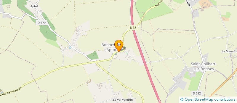 localisation de l'entreprise MADAME ANNABELLE BOURGEOIS  BONNEVILLE-APTOT