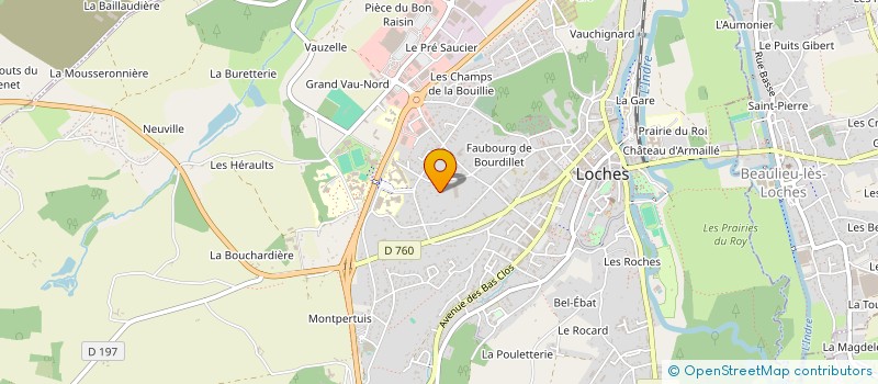 localisation de l'entreprise MADAME ANNABELLE BRIDON à LOCHES