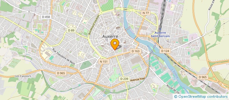 localisation de l'entreprise MADAME ANNABELLE BRIOTE à AUXERRE