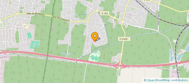 localisation de l'entreprise MADAME ANNABELLE BRISSET  LE TEICH