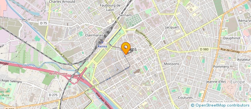 localisation de l'entreprise MADAME ANNABELLE BRUN  REIMS